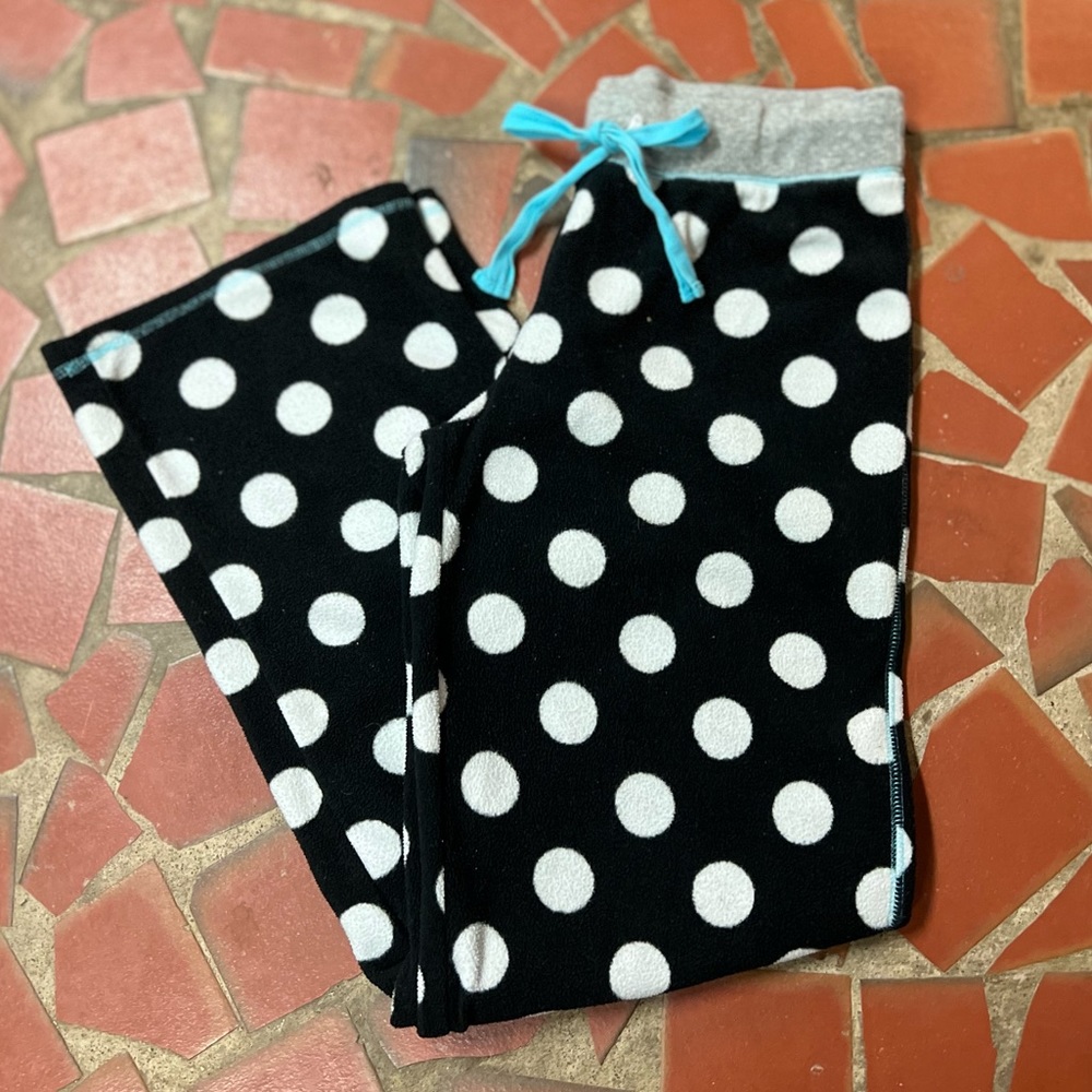 Polka Dot Pajama Bottoms, M